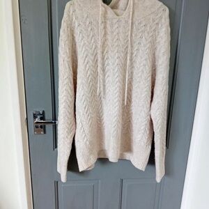 Next Cream Cowl Neck Sweater